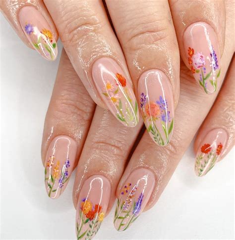 Floral Nail Art Designs - Flower Manicure Ideas