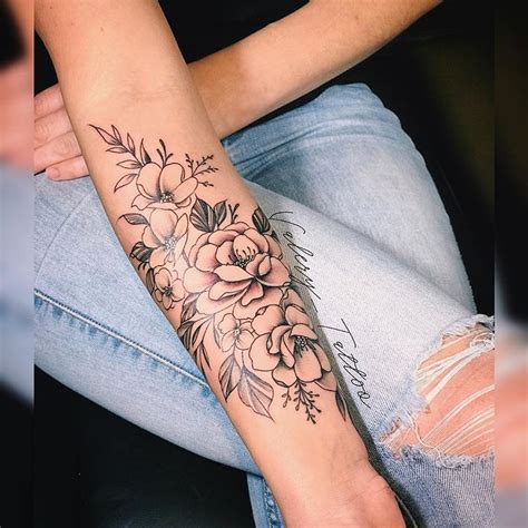 Some of the cutest placements for dainty floral artwork are the wrist, finger, ankle, collarbone or inner forearm. A discreet feminine bloom behind the ear can also be a charming approach. A minimalistic blossom or a tiny cluster of wildflowers like daisies or lavender can showcase a love of nature without overwhelming the skin.. 
