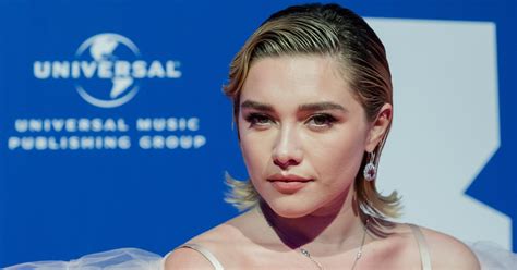 Florence Pugh Wows in Pink Rodarte Slip Dress