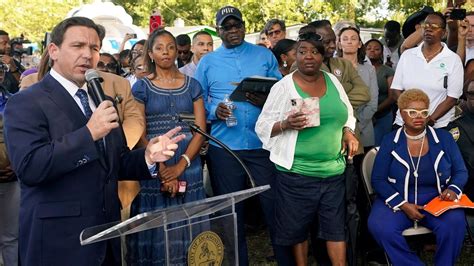 Florida Gov. Ron DeSantis faces Black leaders’ anger after racist killings in Jacksonville
