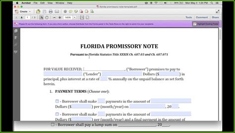 Florida Secured Promissory Note Form Form Resume Examples RE34RRAV16