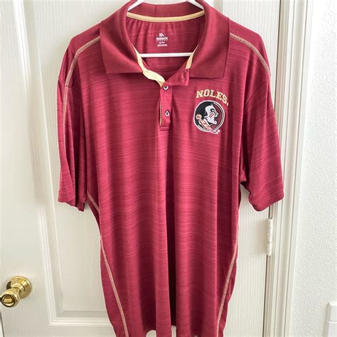 Florida State University Noles Herren L Golf Poloshirt rot Fußball …