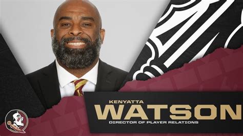 Florida State football hires ex BC WR Kenyatta Watson