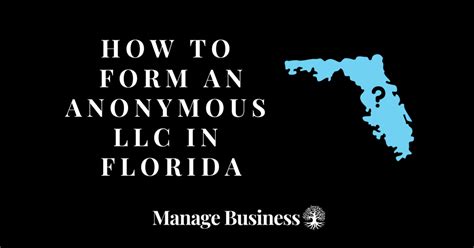 Florida anonymous llc. Things To Know About Florida anonymous llc. 