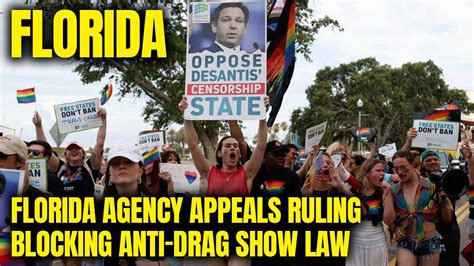 Florida appeals ruling that blocks drag show law