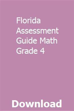 Florida assessment guide answers for math. - La guía para principiantes y avanzados en fotografía digital aprende a capturar la forma correcta.