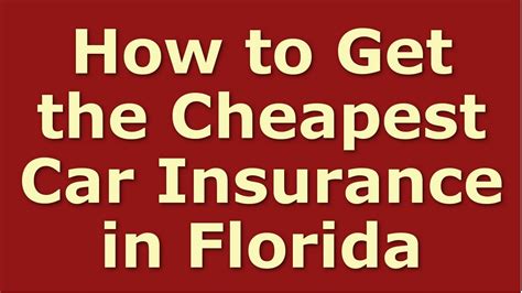 Florida cheapest car insurance. When planning a trip, one of the most important considerations is finding affordable transportation. Whether you are traveling for business or pleasure, rental cars can provide the... 