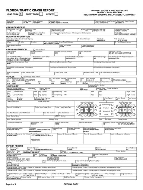 Florida crash report pdf.  The document provides comprehensive instructions for completing t...