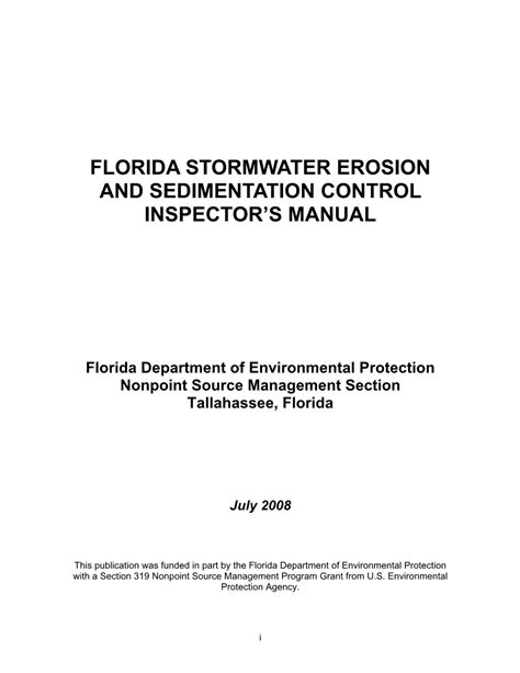 Florida erosion and sediment control inspector manual. - Yamaha f40bmhd bwhd f40bet f40mh f40er f40tr service manual.