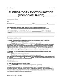 Florida eviction statute.  If such noncompliance recurs within 12 months afte...