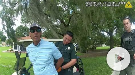 Florida golfer arrested for attacking man walking on cart path of golf course