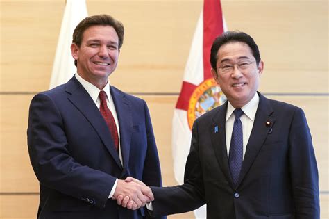 Florida gov in Japan ahead of expected US presidential bid