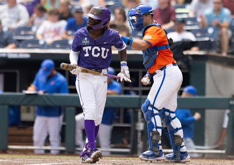 Florida locks up spot in the College World Series finals with a 3-2 win over TCU