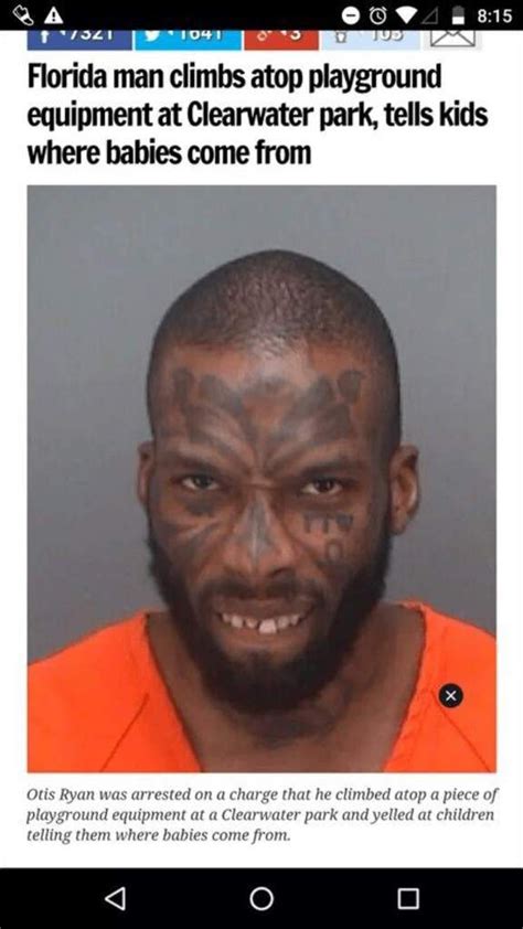 A Florida man is behind bars after he attempted t