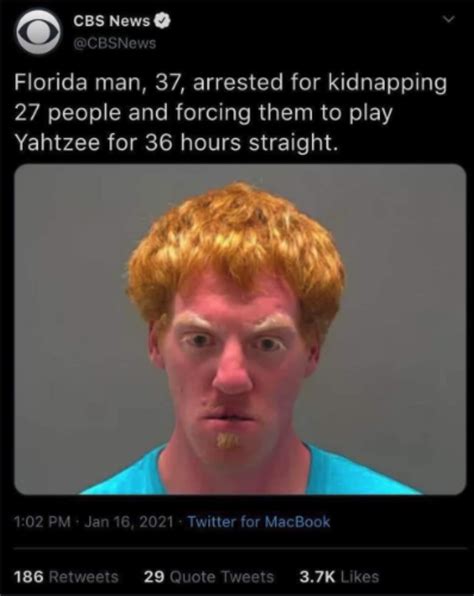 June. The hungry "Florida Man" could not be stopped in June. That's when a 48-year-old man was arrested for allegedly hiding meth in a container of "hot, fresh potato wedges" during a traffic stop .... 