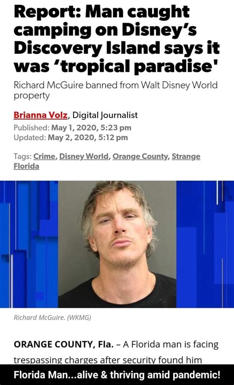 Florida man may5. May 5, 2019 / 2:39 PM EDT / CBS Miami VIERA (CBSMiami/AP) — A Florida man was hoping authorities wouldn't recognize him thanks to what he was hoping was a clever disguise. Mugshot for Robert Walls. 