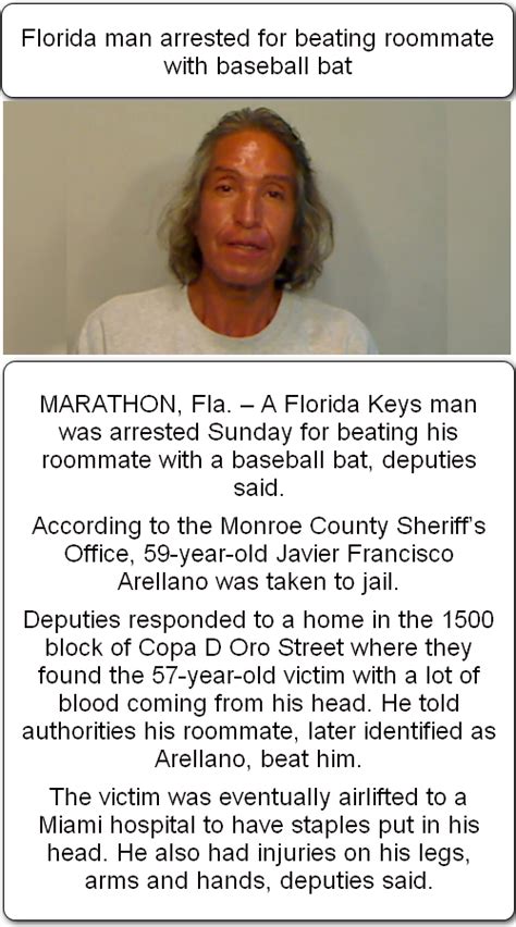 Florida man november 20. Another Incident On August 20. Cops Arrest Florida Man, 40, For Sauerkraut Battery On Girlfriend. Who are the famous August 20 birthdays? ... Florida Man Birthday November 17. 20 December 2021. Florida Man Birthday January 5. 29 April 2021. Florida Man Birthday December 25. 7 January 2022. 