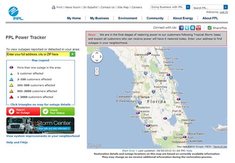 Florida Power & Light Issues Reports Latest outage, problems and issue reports in social media: Wherever I May Roam (@melodytravels) reported a minute ago. For a company who wins numerous awards for their product, the customer service is the worst. Horrible phone prompts and a waste of one hour of my life. #ThursdayThoughts @insideFPL