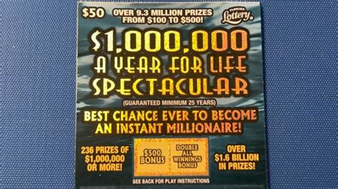 FL Lottery’s $10 $500 MADNESS Scratch Off - 58257 Top Priz