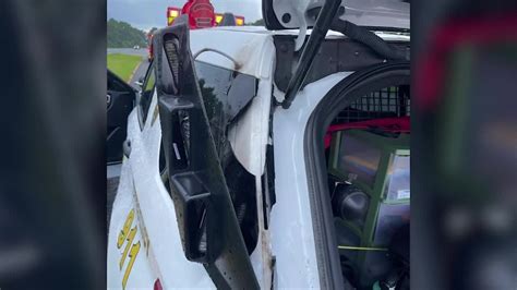 Florida sheriff’s deputy hospitalized after patrol vehicle struck by lightning