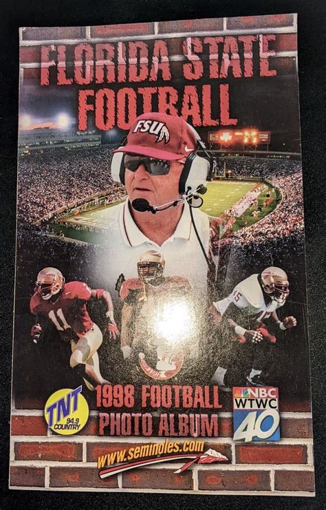 at. #1 Tennessee. Tempe, Ariz. L, 16-23. Jan 4(Mon) History. The official 1998-99 Football schedule for the Florida State.