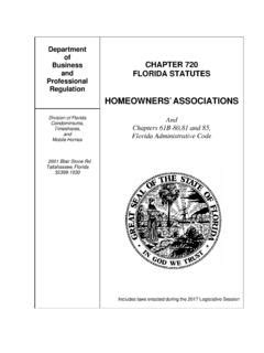  720.303 Association powers and duties; meetings of board; official records; budgets; financial reporting; association funds; recalls. --. (1) POWERS AND DUTIES.--An association which operates a community as defined in s. 720.301, must be operated by an association that is a Florida corporation. After October 1, 1995, the association must be ... . 