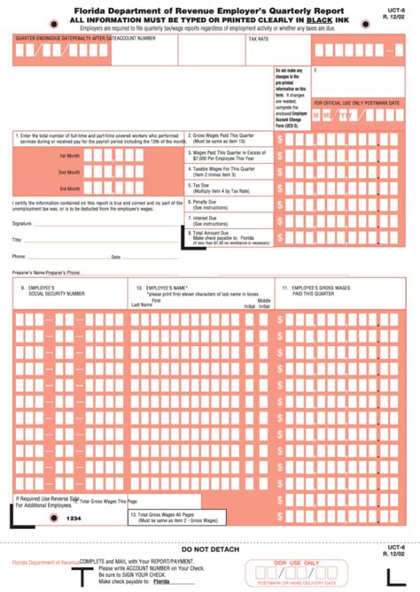 Florida uct 6 quarterly report: Fill out & sign online DocHub