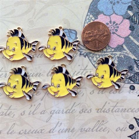 Flounder Charms - Etsy