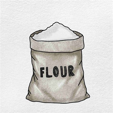 Flour Drawing