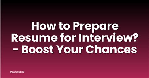 Flow career interview.  Prepare effectively and boost your chances of s...