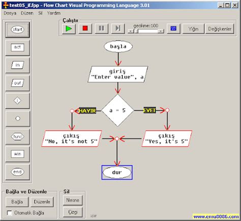 Flow chart visual programming indir gezginler