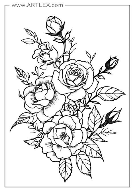 Flower Coloring Ideas