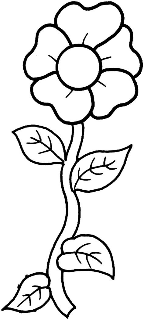 Flower Coloring Page Printable