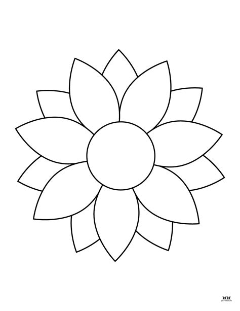 Flower Coloring Picture
