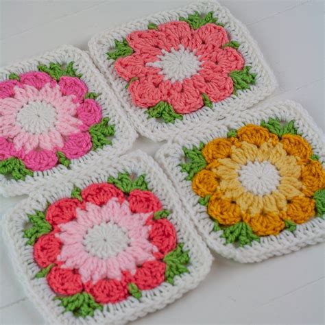 Flower Crochet Granny Square