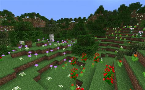 Flower Forest in Minecraft