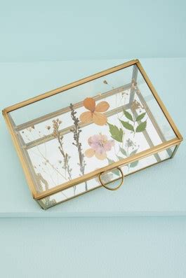 Flower Glass Box - Etsy