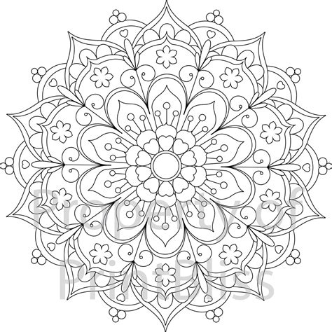 Flower Mandala - Etsy