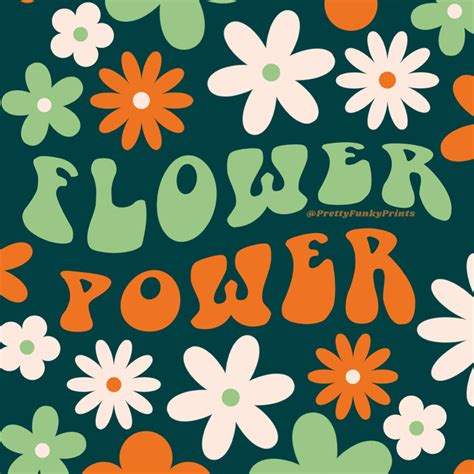 Flower Power Print - Etsy