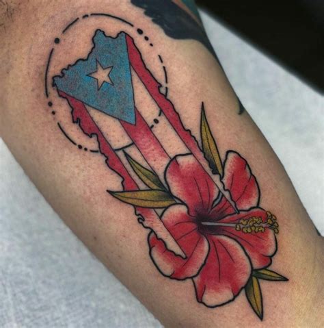Flower of puerto rico tattoo. In Puerto Rico, visitors can find dairy farms, coffee farms, plantain farms, poultry farms, banana farms, pineapple farms, cattle farms, and hay farms. Other less common farms are cacao farms, pithaya … 