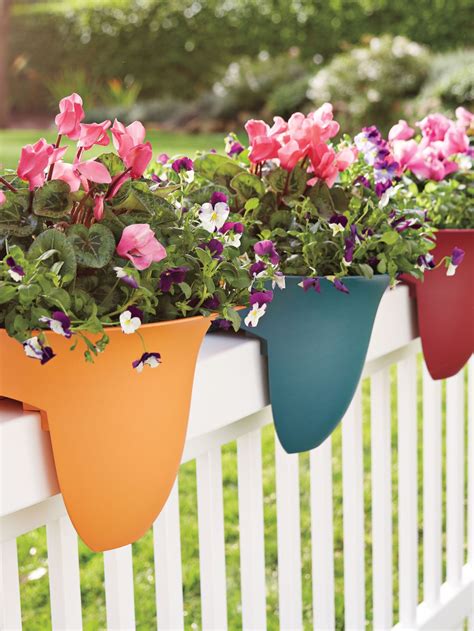 Flower pots for deck railings. Things To Know About Flower pots for deck railings. 
