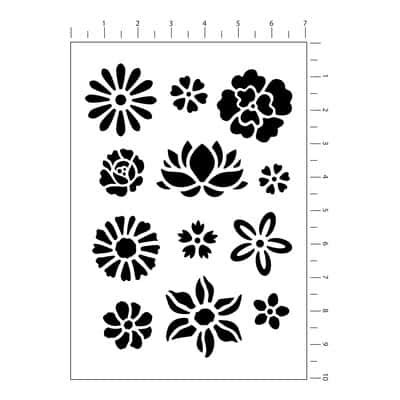 Flower stencils michaels.  This versatile template is a fast and easy way to...
