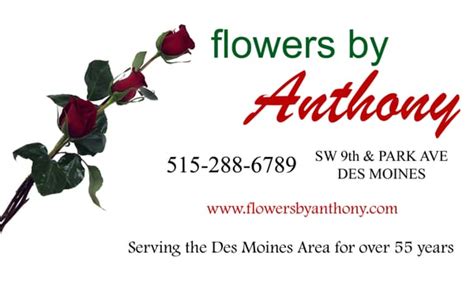 Flowers By Anthony Inc. - Des Moines, IA 50315 - Yellow Pages