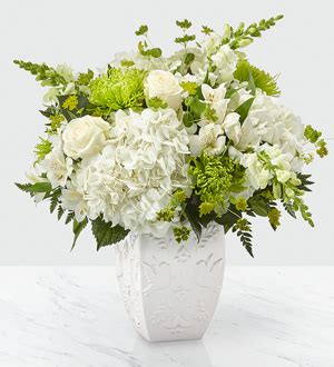 Flowers By Faith The FTD® Peace and Hope™ Green Bouquet Whitesboro, TX …