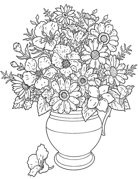 Flowers Coloring Shee