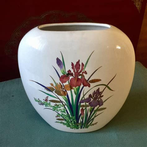 Flowers Oval Vase - Etsy