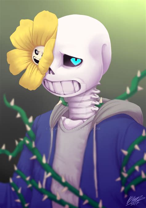 Flowey Possession AU - Sans by KyleTheKiwi on DeviantArt