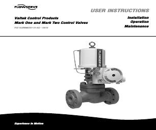 Flowserve Mark One Valve Manual (2024) - e2shi.jhu