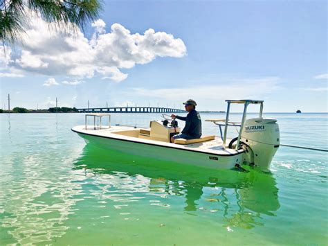 Purchased this skiff recently. Boat is flawless, it is a tunnel. Boat runs shallow and handles unbelievable. I’ve owed many skiffs, this is the best riding boat I’ve …. 