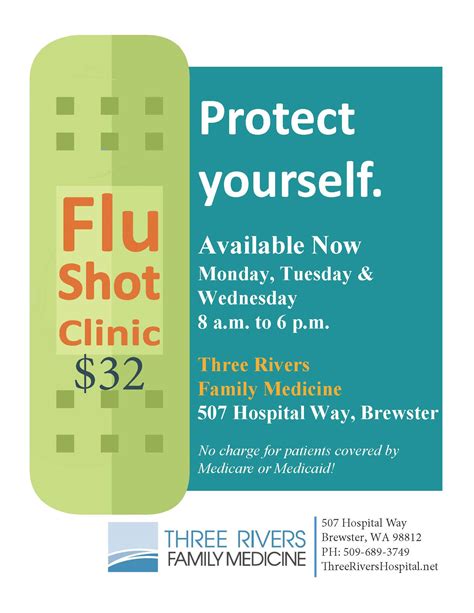 Flu Vaccine Flyer Template